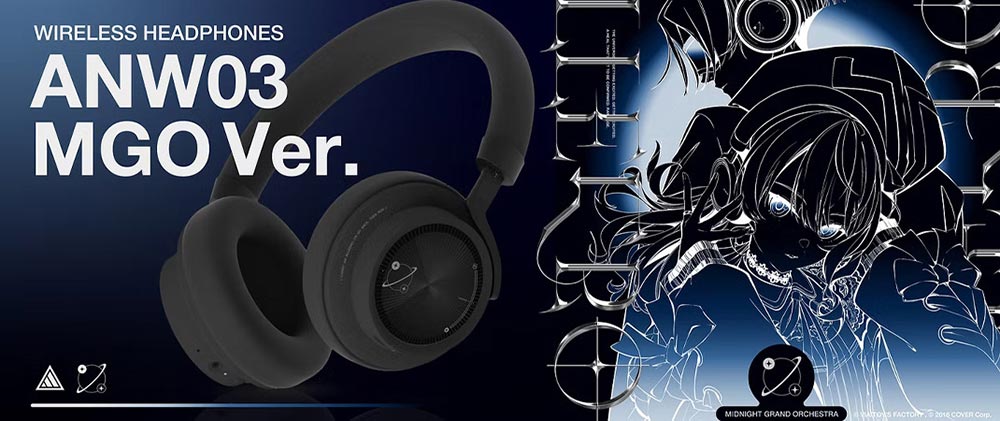 ANIMA |  頭戴式無線耳機 ANW03 Midnight Grand Orchestra Ver.