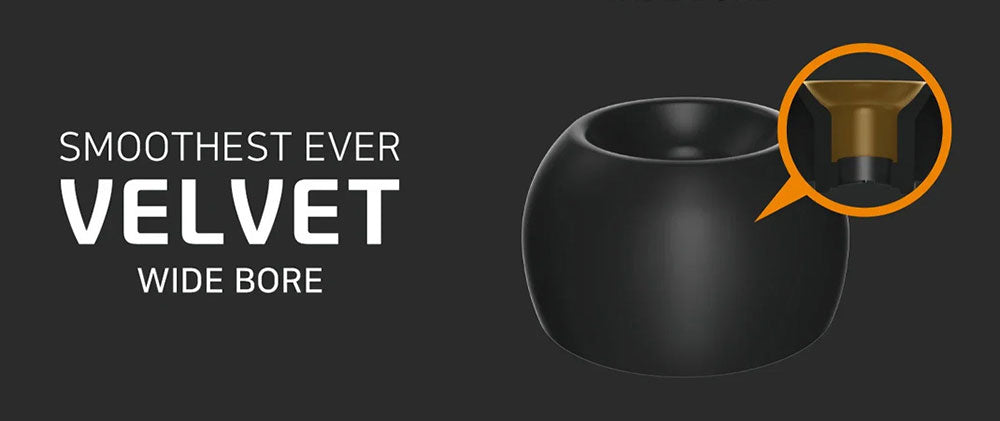 DIVINUS VELVET Wide Bore 耳膠