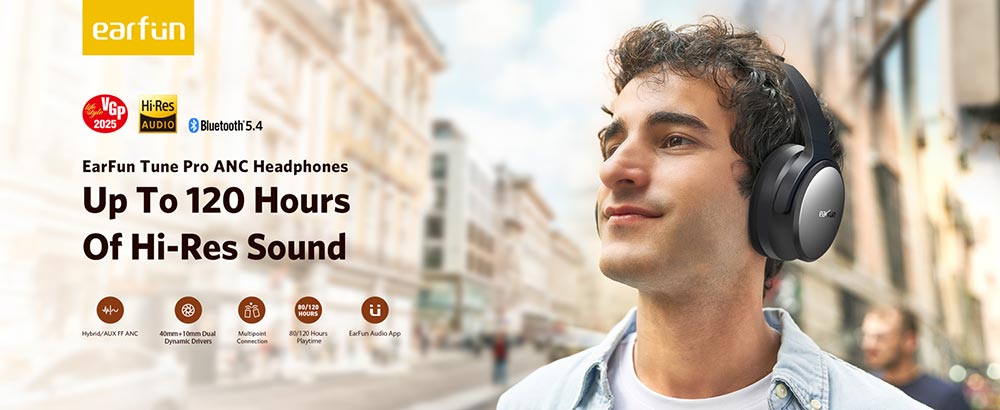 EarFun Tune Pro 頭戴式降噪藍牙耳機