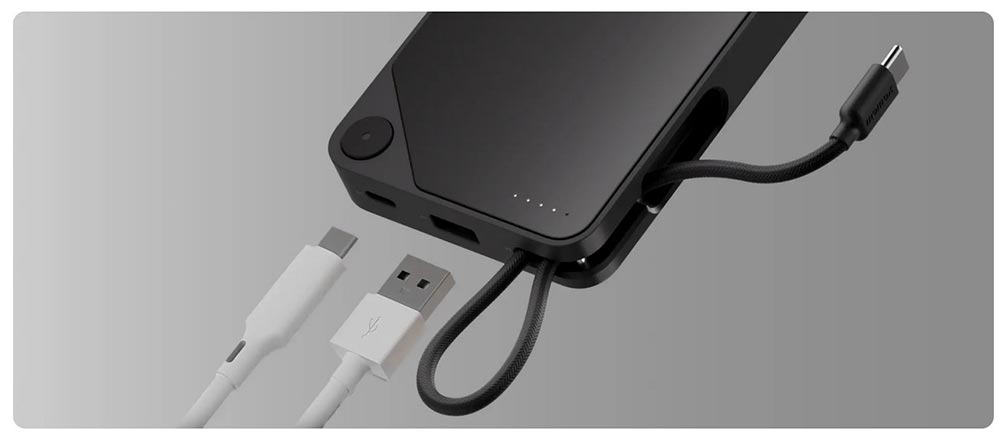 MOMAX | 1-Power X 10000mAh 內置 USB-C 線流動充電池