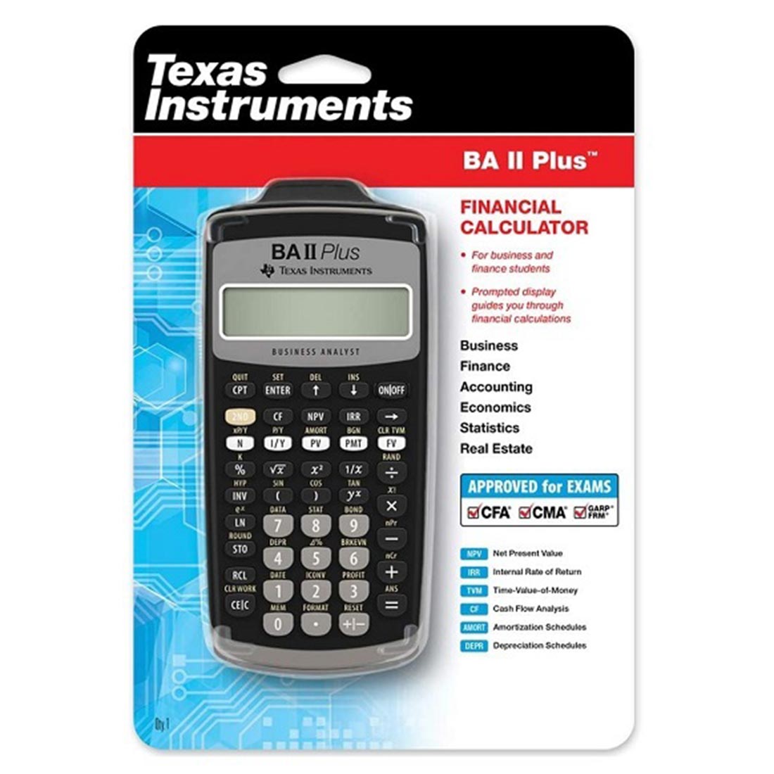 Texas Instruments BA II Plus 財務計數機