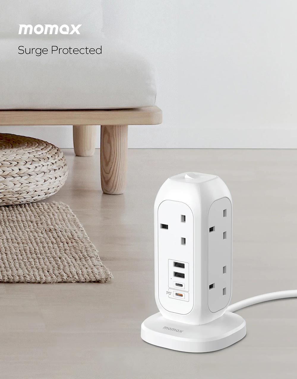 MOMAX | ONEPLUG PD20W 7位拖板 US18